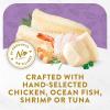 imageFancy Feast Lickable Appetizers Grain Free Wet Cat Food Variety Pack  2 Packs of 12 11 oz TraysNEW Variety Pack  Chicken  Oceanfish  Tuna