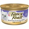 imagePurina Fancy Feast Chicken and Beef Classic Pate Collection Grain Free Wet Cat Food Variety Pack  Pack of 24 3 Oz PullTop CansSeafood