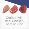 imagePurina Fancy Feast High Protein Senior Wet Cat Food Variety Pack Senior 7 Chicken Beef ampamp Tuna Feasts  2 Packs of 12 3 oz CansVariety Pack