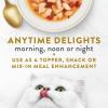 imagePurina Fancy Feast Lickable Wet Cat Food Broth Topper Complement Classic With Wild Salmon and Vegetables  Pack of 16 14 oz Pouches