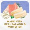imagePurina Fancy Feast Lickable Wet Cat Food Broth Topper Creamy Wild Salmon and Whitefish  Pack of 16 14 oz Pouches