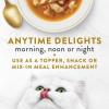 imagePurina Fancy Feast Lickable Wet Cat Food Broth Topper Seafood Bisque and Accents of Real Crab  Pack of 16 14 oz Pouches