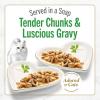 imagePurina Fancy Feast Petites Grilled Chicken Entre With Rice In Gravy Gourmet Wet Cat Food  Pack of 12 28 oz Tubs