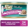 imagePurina Fancy Feast Wet Cat Food Medleys White Meat Chicken Tuscany With Long Grain Rice ampamp Greens  Pack of 24 3 oz CansChicken