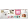 imageFancy Feast Gems Pate Cat Food Mousse Salmon or Tuna and a Halo of Savory Gravy Wet Cat Food Variety Pack  1 8 ct Boxes  8 ct Box