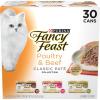 imageFancy Feast Poultry and Beef Feast Classic Pate Collection Grain Free Wet Cat Food Variety Pack  Pack of 30 3 oz Cans