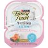 imageFancy Feast Purina Gourmet Gravy Petites Tender Salmon Pate Gourmet Wet Kitten Food  Pack of 12 28 oz Tubs