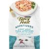 imagePurina Fancy Feast Appetizers Lickable Grain Free Wet Cat Food Topper Light Meat Tuna Appetizer with Scallop  Pack of 10 11 oz Trays