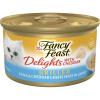 imagePurina Fancy Feast Delights With Cheddar Grilled Tuna and Cheddar Cheese Feast in Wet Cat Food Gravy Cat Food  Pack of 24 3 oz Cans