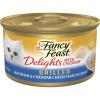 imagePurina Fancy Feast Delights With Cheddar Grilled Whitefish and Cheddar Feast in Wet Cat Food Gravy Cat Food  Pack of 24 3 oz Cans