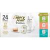 imagePurina Fancy Feast Gourmet Wet Cat Food Variety Pack Petites Pate Collection breakapart tubs 24 servings  Pack of 12 28 oz Tubs