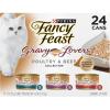 imagePurina Fancy Feast Gravy Lovers Poultry and Beef Grilled Gourmet Wet Cat Food Variety Pack  Pack of 24 3 oz Cans3 Ounce Pack of 24