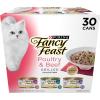 imagePurina Fancy Feast Grilled Wet Cat Food Poultry and Beef Collection Wet Cat Food Variety Pack  Pack of 30 3 oz Cans