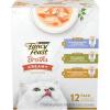 imagePurina Fancy Feast Lickable Broth Topper Complement Creamy Wet Cat Food Variety Pack  Pack of 12 14 oz Pouches