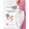 imagePurina Fancy Feast Natural Cat Treats Purely Natural HandFlaked Salmon  Pack of 5 10 ct Pouches