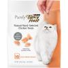imagePurina Fancy Feast Natural Cat Treats Purely Natural HandSelected Chicken  Pack of 5 10 ct Pouches