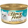 imagePurina Fancy Feast Seafood Feast Classic Grain Free Wet Cat Food Pate  Pack of 24 3 oz CansSeafood