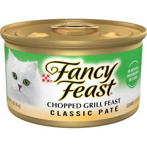 imagePurina Fancy Feast Chopped Grill Feast Classic Wet Cat Food Pate  Pack of 24 3 oz Cans
