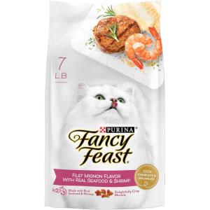 imagePurina Fancy Feast Dry Cat Food Filet Mignon Flavor with Seafood and Shrimp  7 lb Bag