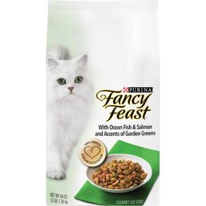 imagePurina Fancy Feast Dry Cat Food with Savory FarmRaised Chicken and Turkey  12 lb BagOcean Fish And Salmon
