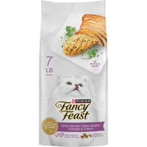 imagePurina Fancy Feast Dry Cat Food with Savory FarmRaised Chicken and Turkey  7 lb Bag